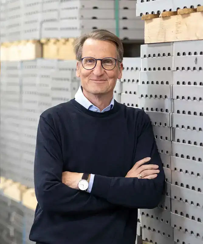Geschäftsführer des Unternehmens Heute Maschinenfabrik GmbH & Co. KG